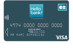 Hello bank! Carte Visa Classic