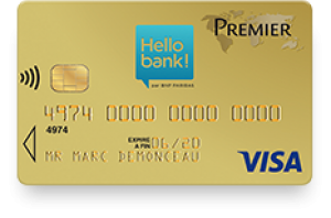 Hello bank! Carte Visa Premier